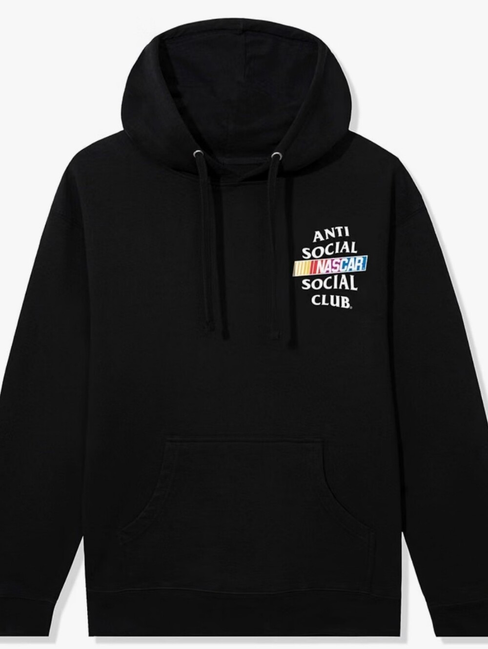 Black Anti Social Social Club Nascar Hoodie